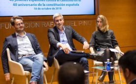 40 jóvenes españoles contra el cainismo en el 40 aniversario de la constitución española