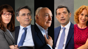 Diálogo ente Rafael Doménech, Javier Andrés, Lara Lázaro, Nemesio Fernández-Cuesta y Gloria Lomana